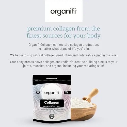 Organifi Collagen Powder - Fuller Hair, Stronger Nails, and Radiant Skin - Replenish - TrustMedUSA
