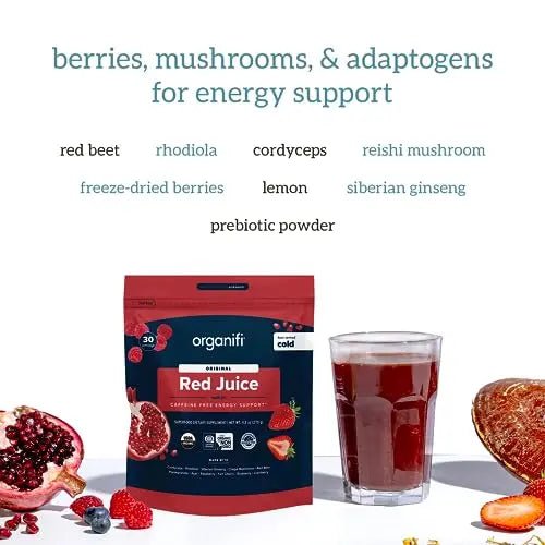 Organifi Green Juice and Red Juice Bundle - 30 Day Supply - Delicious, Refreshing Organic - TrustMedUSA
