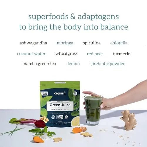 Organifi Green Juice - Organic Superfood Powder - 180-Day Supply - Organic Vegan Green - TrustMedUSA
