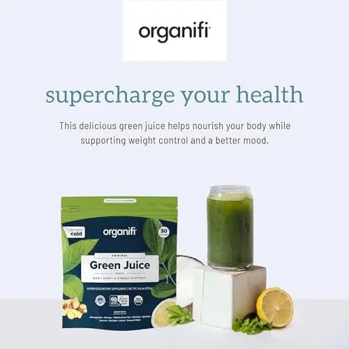 Organifi Green Juice - Organic Superfood Powder - 180-Day Supply - Organic Vegan Green - TrustMedUSA