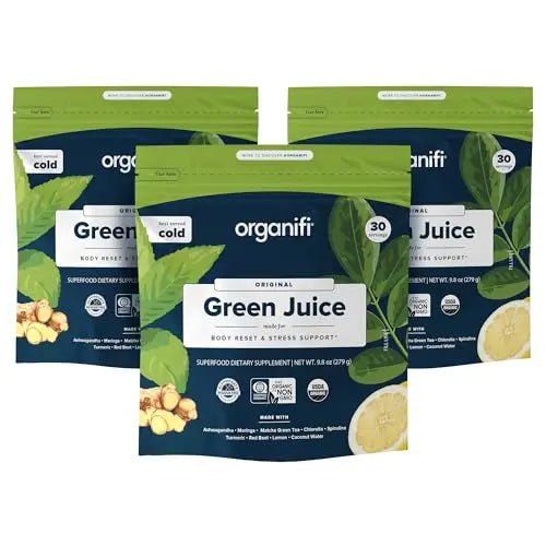 Organifi Green Juice - Organic Superfood Powder - 90-Day Supply - Organic Vegan Greens - TrustMedUSA