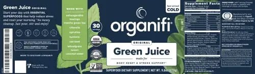 Organifi Green Juice - Organic Superfood Powder - 90-Day Supply - Organic Vegan Greens - TrustMedUSA