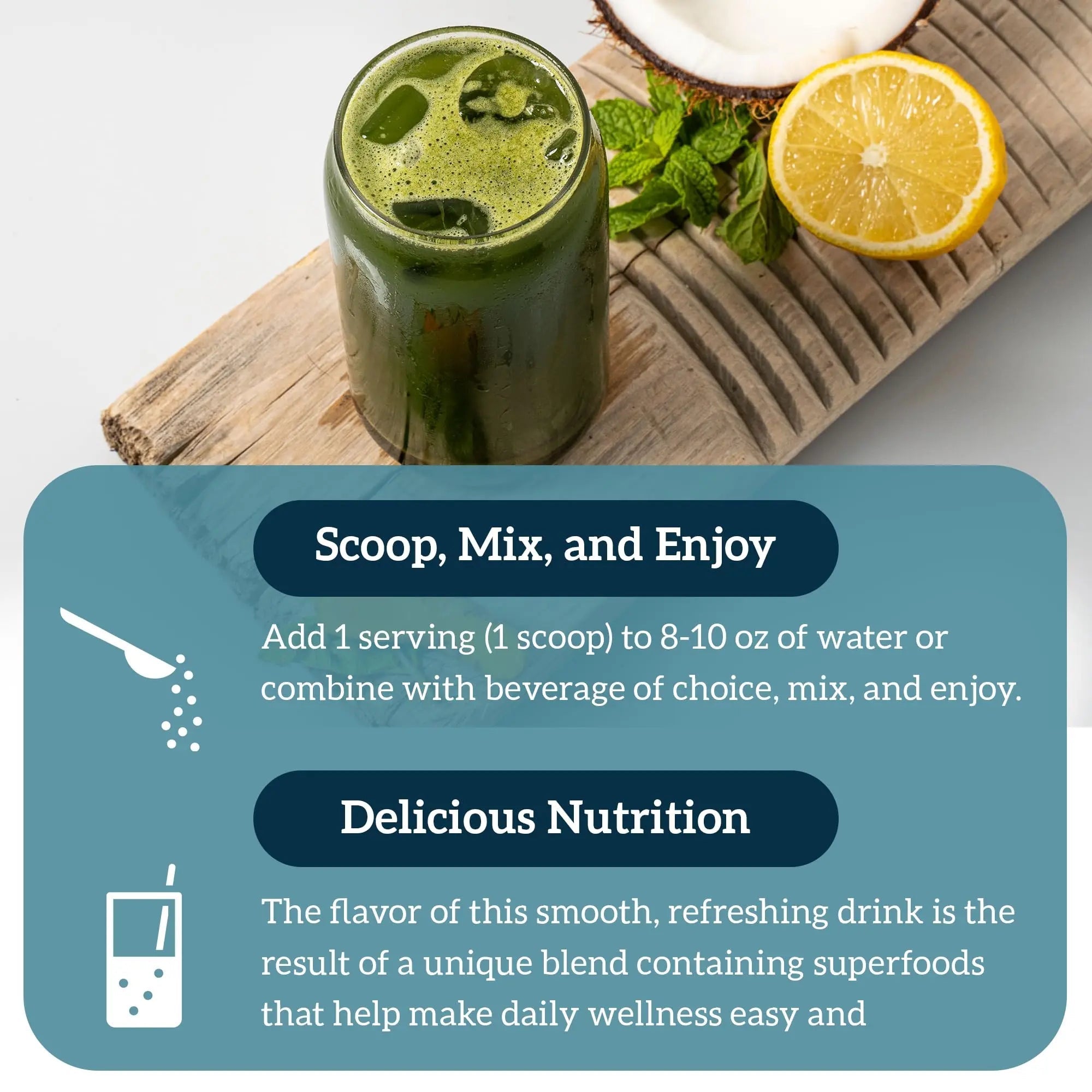 Organifi Green Juice - Powder Supplement with Organic Spirulina, Ashwagandha - TrustMedUSA
