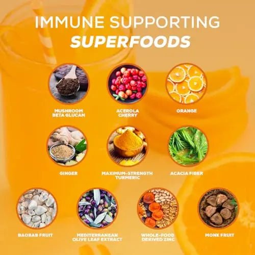 Organifi Immunity - Organic Superfood Immunity Support - 15 Single Serve Packets - TrustMedUSA