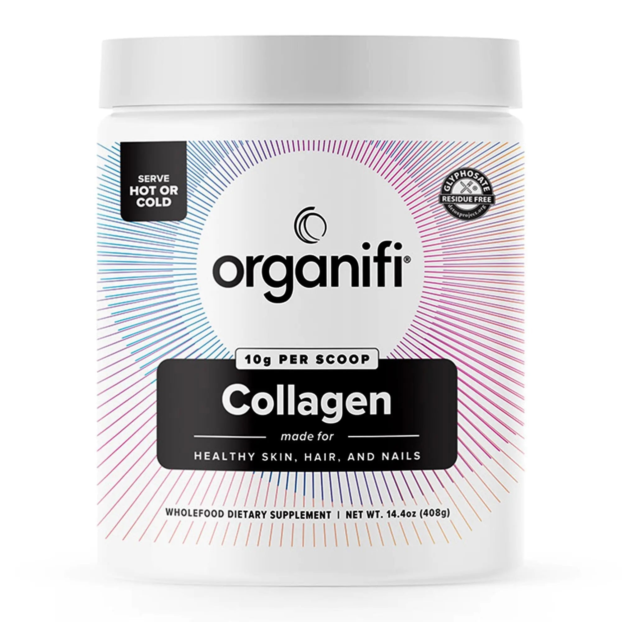 Organifi Unflavored Collagen Powder - Supports Stronger Skin, Nail, and Hair, 40 Servings - TrustMedUSA