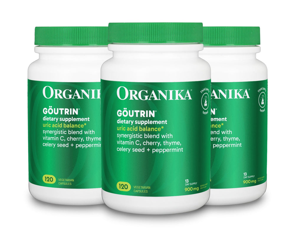 Organika Goutrin Supplement - 120ct, Pack of 3 - TrustMedUSA