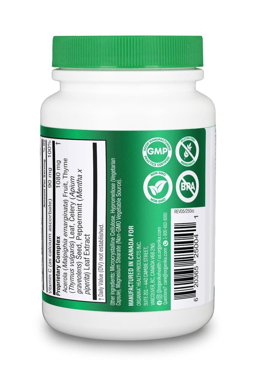 Organika Goutrin Uric Acid Flush for Gout (120 Caps): Gentle Gout Support with Cherry, Thyme, Celery Seed, Peppermint, & VIT C: Clean & Vegan Gout Supplements for Men & Women - Metabolism & Mobility - TrustMedUSA