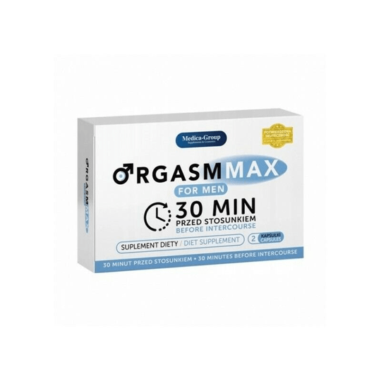 ORGASM MAX 2 caps Potency FOR MEN 30 minutes before sex/libido/ erection - TrustMedUSA