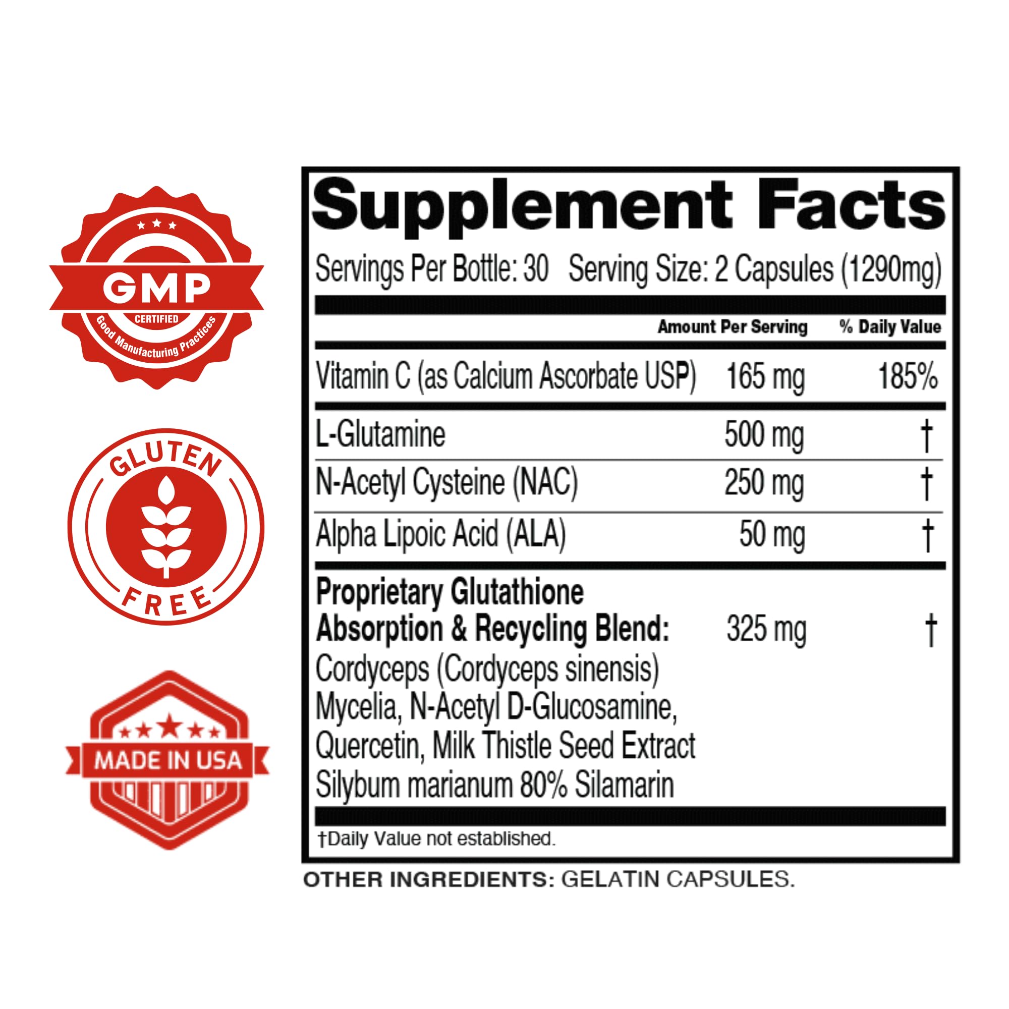 Original Glutathione Formula Essential Support, RobKellerMD, Advanced Antioxidant Formula, Helps Body Produce Glutathione Naturally for Detox, Immune Health, Mental Clarity, & Daily Wellness, 60 caps - TrustMedUSA