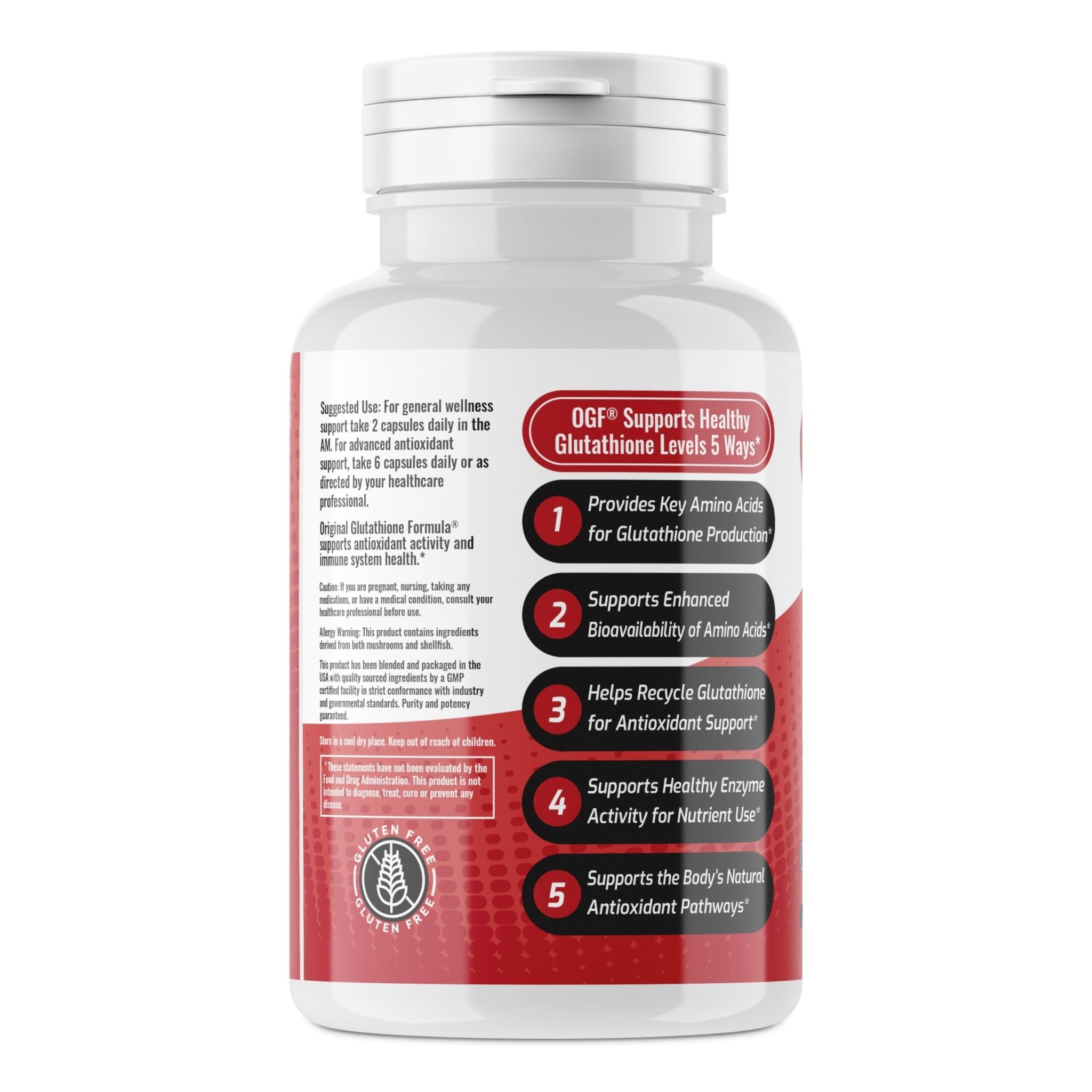 Original Glutathione Formula Essential Support, RobKellerMD, Advanced Antioxidant Formula, Helps Body Produce Glutathione Naturally for Detox, Immune Health, Mental Clarity, & Daily Wellness, 60 caps - TrustMedUSA
