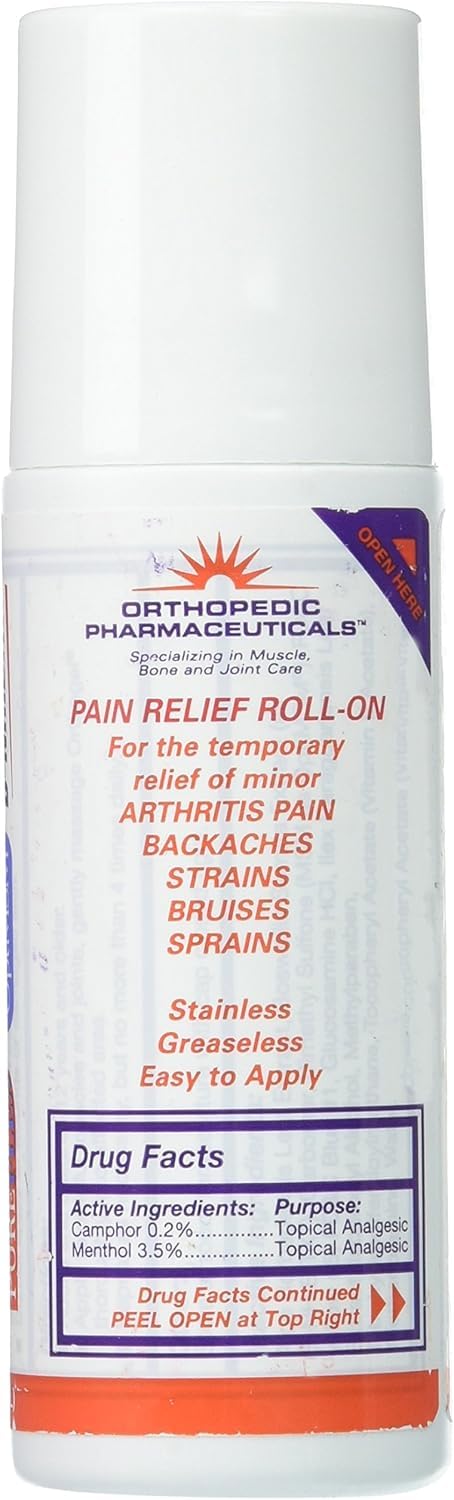 Orthogel Advanced Pain Relief Gel Roll On, 3 oz. - TrustMedUSA