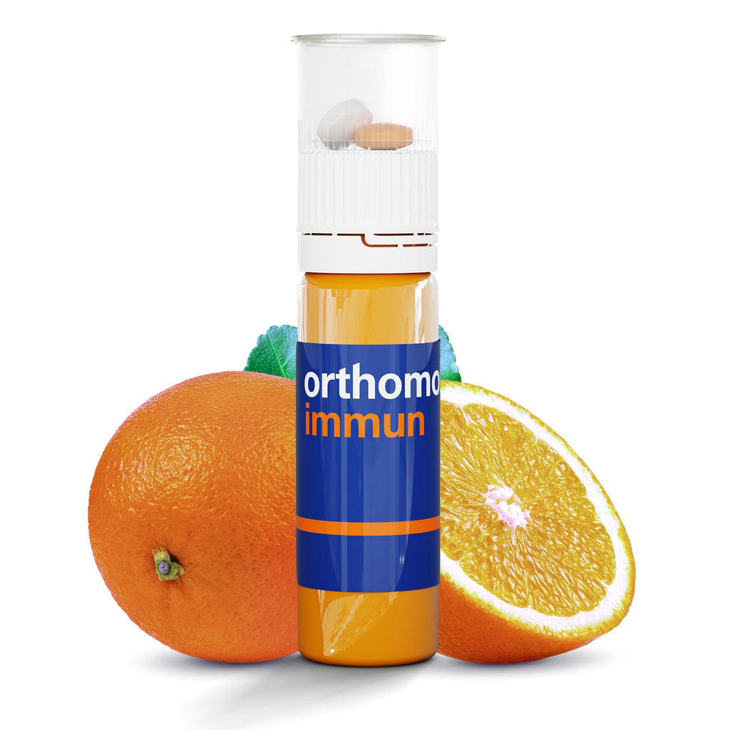 Orthomol Immun, Immune Support Vials for Adults with Vitamin C, Zinc, Selenium, Iodine, Vitamin D, E, A ,B, Calcium, 25+ Immune Boost Nutrients, 1 Serving Per Day for Daily Health (30 Day Supply) - TrustMedUSA