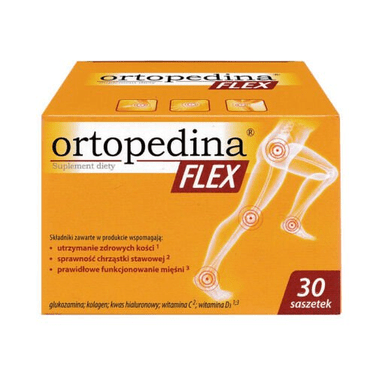 ORTOPEDINA FLEX 30 sachets - For joints and bones collagen hyaluronic acid - TrustMedUSA