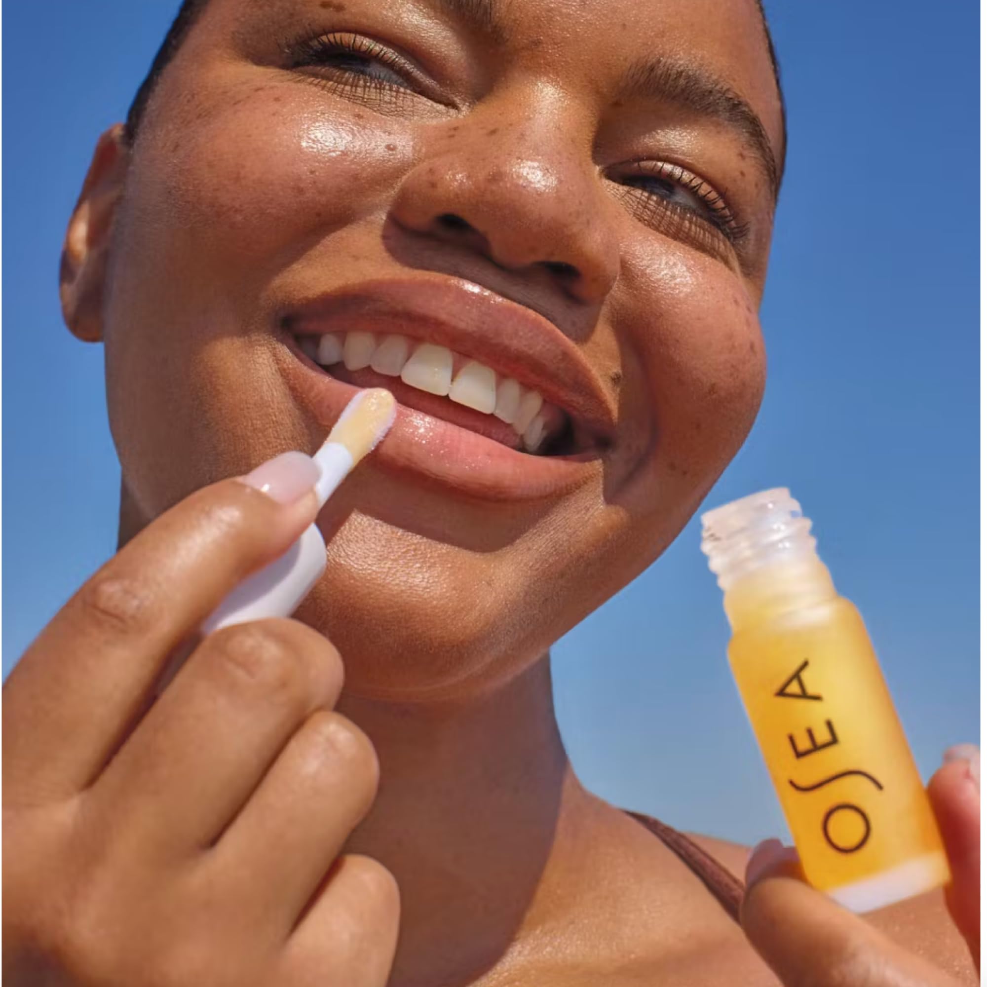 OSEA Hyaluronic Lip Oil Booster – Clean Beauty Lip Oil for Plump, Glossy, Hydrated Lips – Nourishing Seaweed & Meadowfoam Oil – Vegan, Non-Sticky, High-Shine Finish - TrustMedUSA