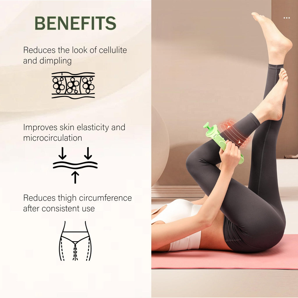 Osmibe Cellulite Manual Massager - Lymphatic Drainage Massager with Detachable Handles - Reduce Cellulite and Stretch Marks on Legs and Body - Maple Wellness Supplements