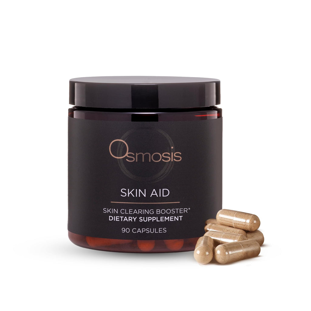 OSMOSIS Skin Aid Daily Supplement, Microbiome and Immunity Support, Vitamin A, for Acne and Blemish Prone Skin, 90 Count - TrustMedUSA