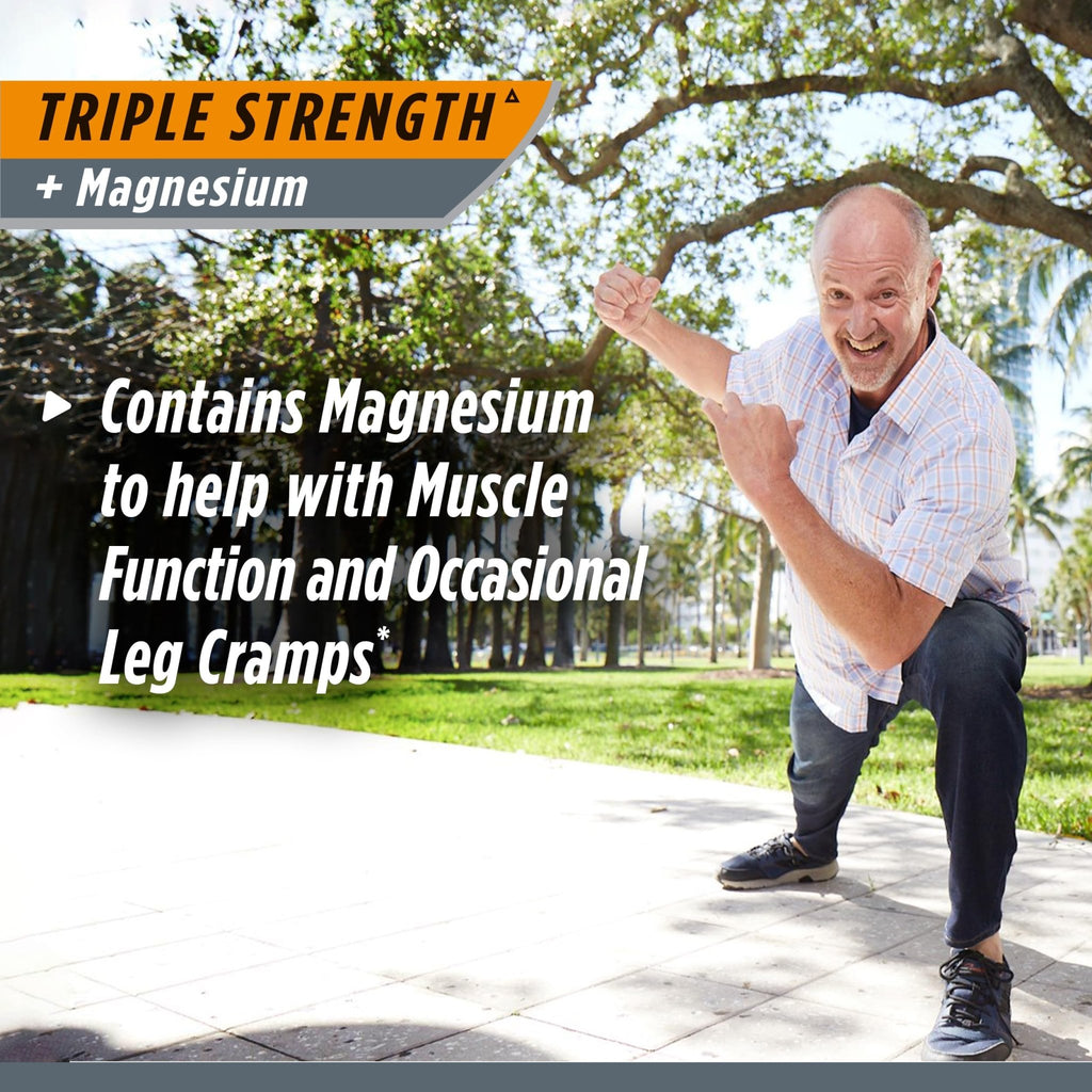Osteo Bi-Flex Triple Strength Glucosamine Supplement with Magnesium, Improve Joint Function, Helps Leg Cramps and Muscle Function, 80 Coated Tablets - TrustMedUSA