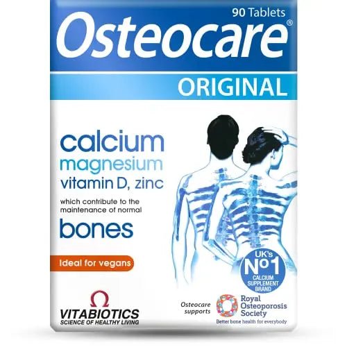 Osteocare Original by Vitabiotics. Bone Health formula with Calcium, Magnesium, Vitamin D - TrustMedUSA
