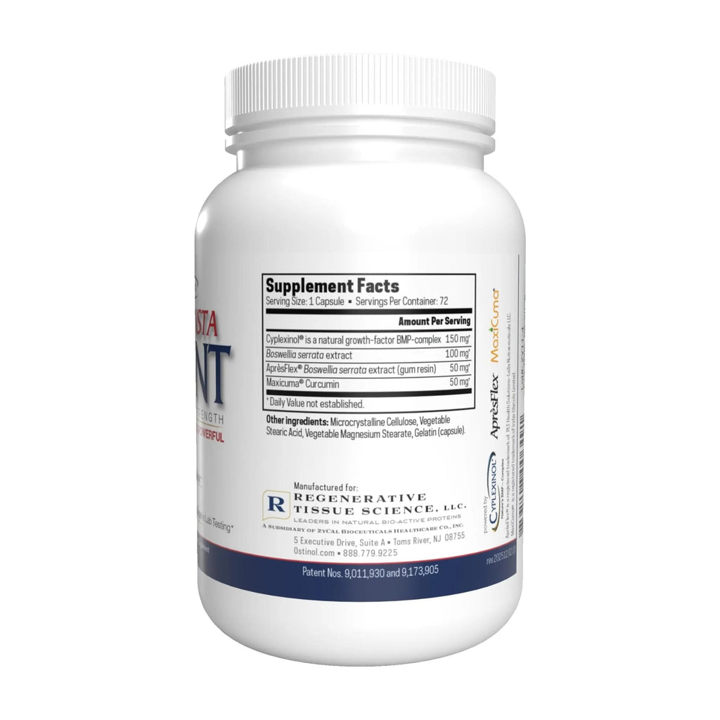 Ostinol Insta Joint Maximum Strength – Advanced Joint Support Capsules with Cyplexinol®, Maxicuma®, ApresFlex® & Boswellia – Supports Cartilage, Flexibility & Mobility – 72 Capsules - TrustMedUSA