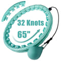 OurStarry 32 Knots Weighted Workout Hoop Plus Size, Smart Waist Exercise Ring - TrustMedUSA