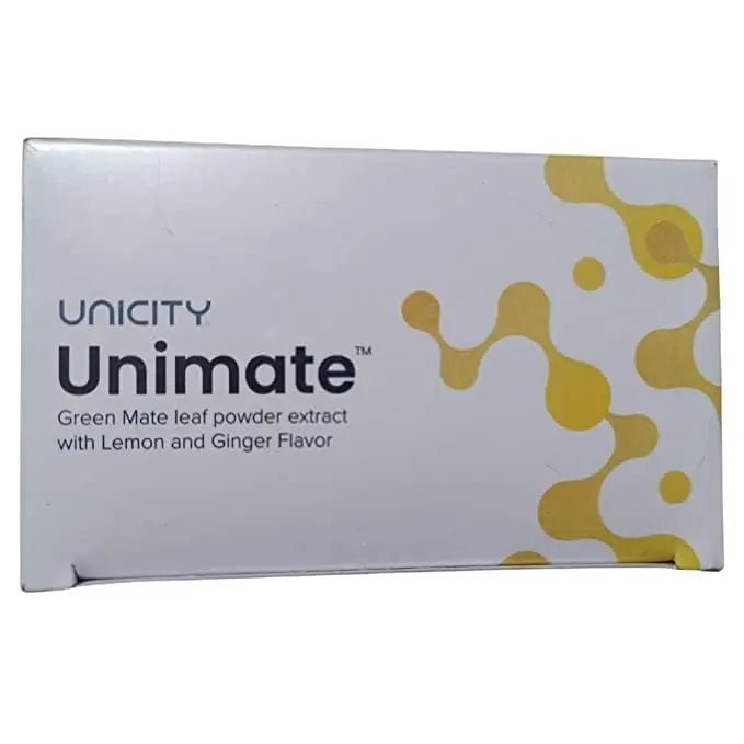 Ourtown Unicity Unimate Green Mate Leaf Powder Extract with Lemon and Ginger Flavor - TrustMedUSA
