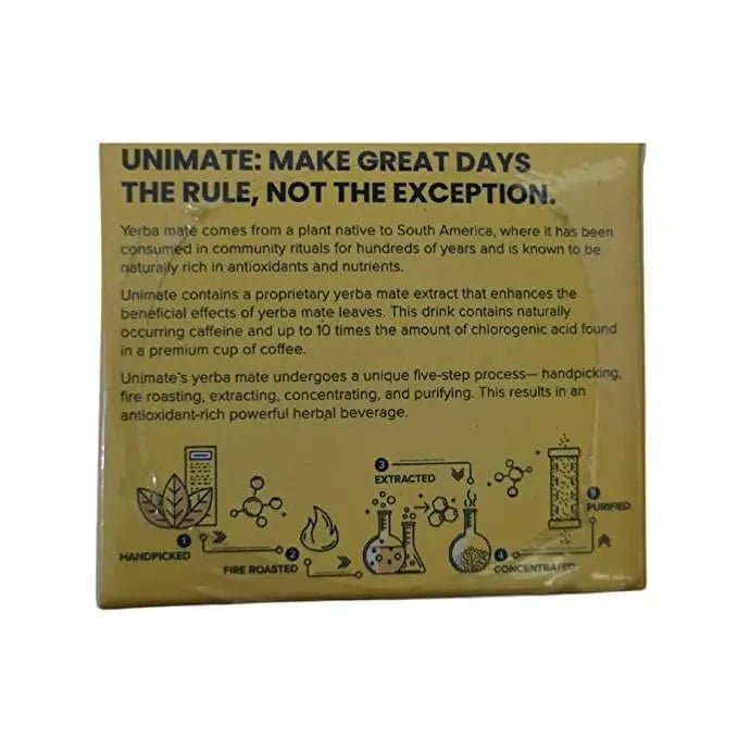 Ourtown Unicity Unimate Green Mate Leaf Powder Extract with Lemon and Ginger Flavor - TrustMedUSA