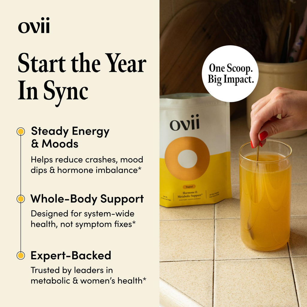 Ovii Metabolic Support for Women – Reducose® White Mulberry with Myo-Inositol & D-Chiro Inositol 40:1 Blend – Hormone Balance, Glucose Support & Appetite Control Supplement – 30 Servings, Tropical - TrustMedUSA