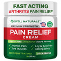 Owell Naturals Deep Penetrating Pain Relief Cream, Maximum Strength Formula for Joints & Muscles, Lower Back, Knees, Hands, Legs, Ankle – Fast Acting Comfort, 7 oz - TrustMedUSA