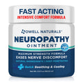 Owell Naturals Neuropathy Nerve Ointment for Feet, Fingers, Hands, Toes, Back, Legs & Arms - Fast-Acting Formula, Max Strength, Cooling Effect, 3.5 Fl Oz - TrustMedUSA