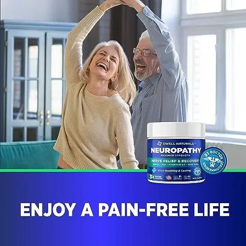 OWELL NATURALS Neuropathy Nerve Relief Cream - Maximum Strength Relief Cream for - TrustMedUSA