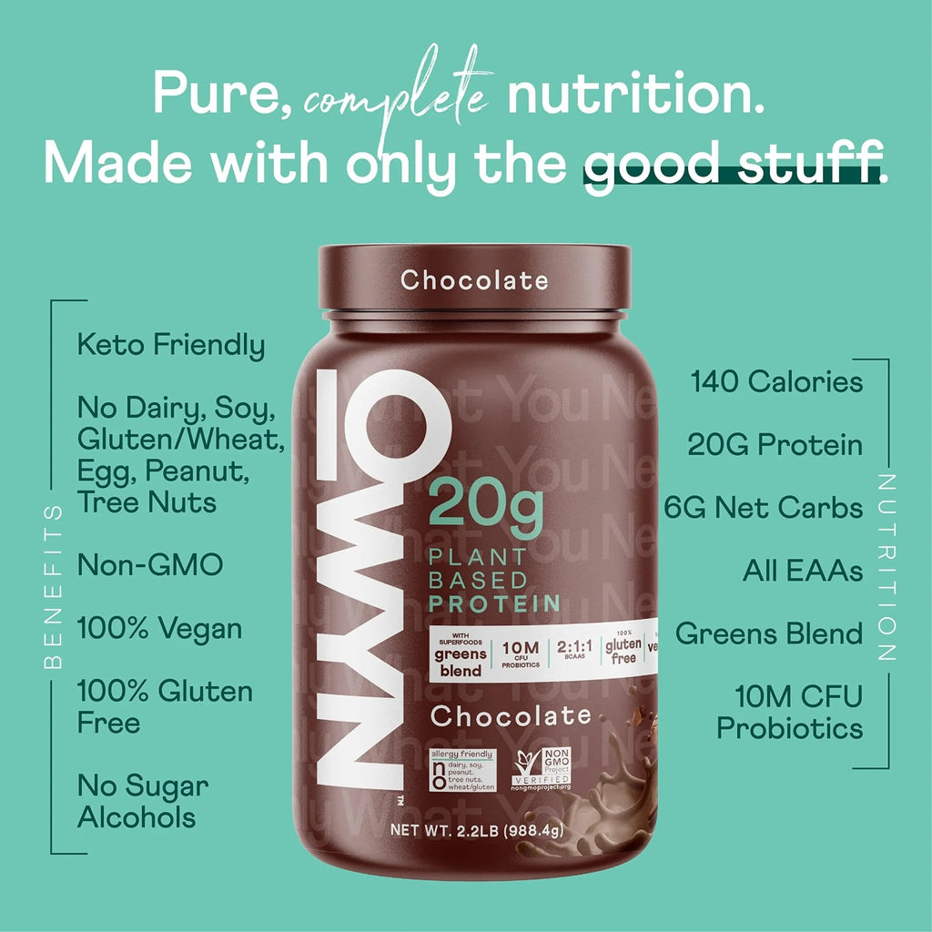 OWYN Only What You Need Vegan Protein Powder, 20g Plant Based Protein, Probiotics - TrustMedUSA