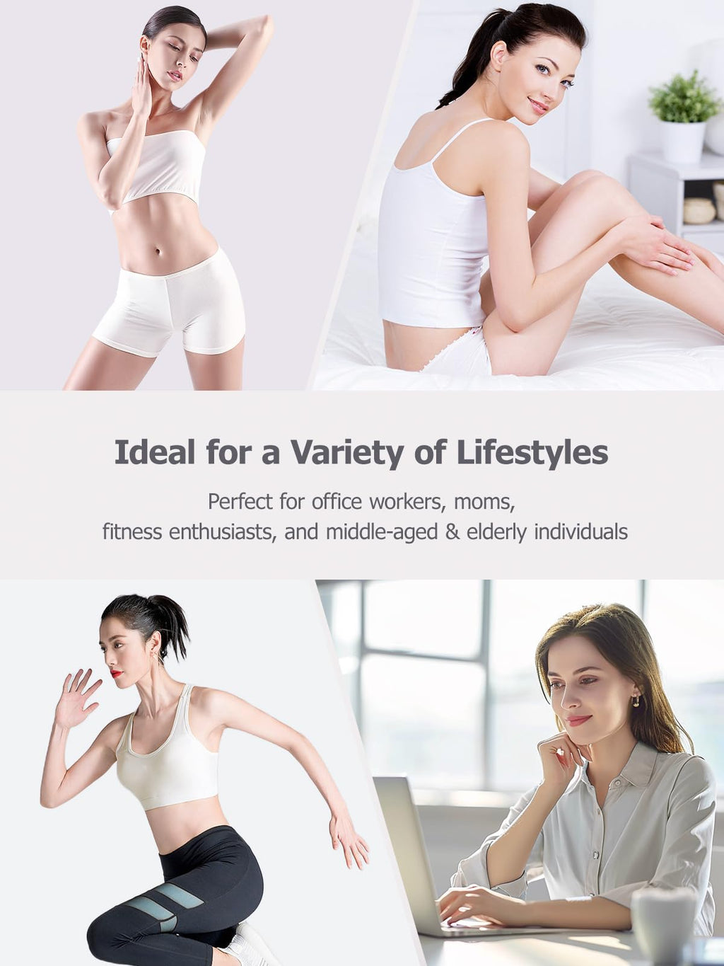 Paiaito Lymphatic Drainage Massager & Anti Cellulite Massage Tool, Helps Reduce Stretch Marks & Cellulite, for Legs, Arms & Belly, Body Sculpting Machine with Microcurrent, Light, Heat & Vibration - Maple Wellness Supplements