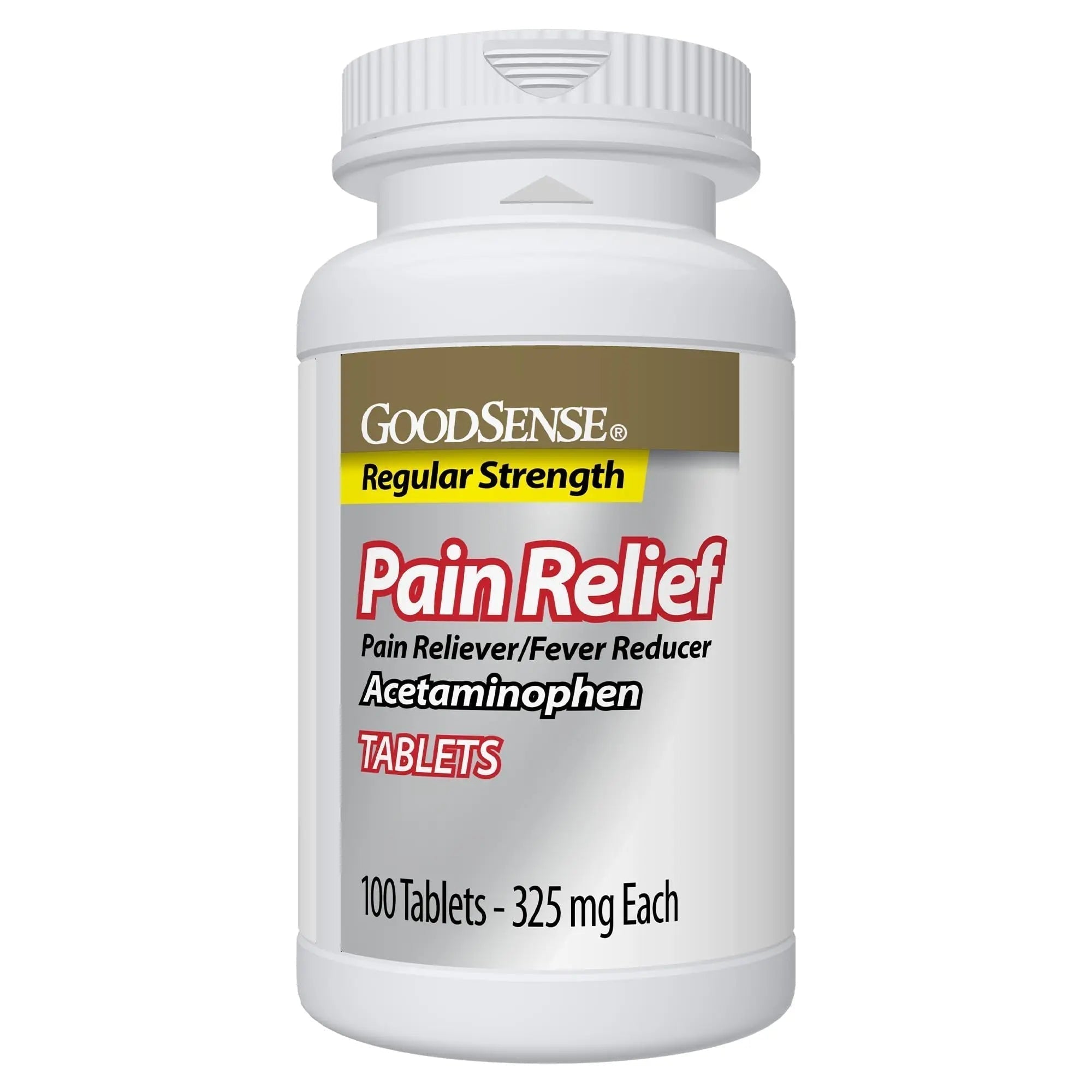 Pain Relief, Acetaminophen Tablets 325 mg, Regular Strength, Pain Reliever and Fever Reducer - TrustMedUSA
