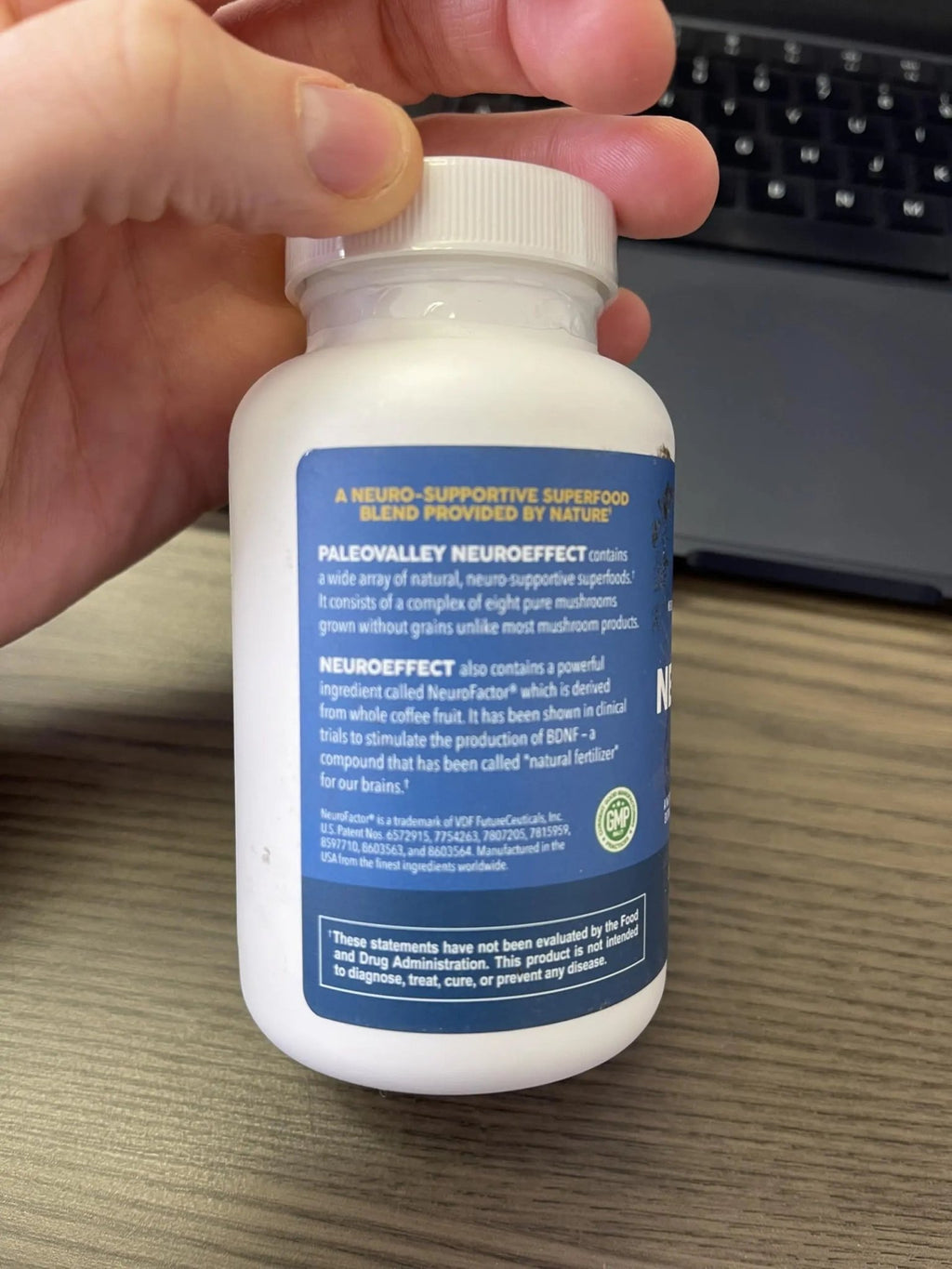 Paleovalley NeuroEffect - Neuro Mushroom Coffee Nutritional Supplement for Focus, Memory, and Energy Support - 28-Day Supply - 8 Full Spectrum Mushroom and Whole Coffee Fruit Extracts - TrustMedUSA