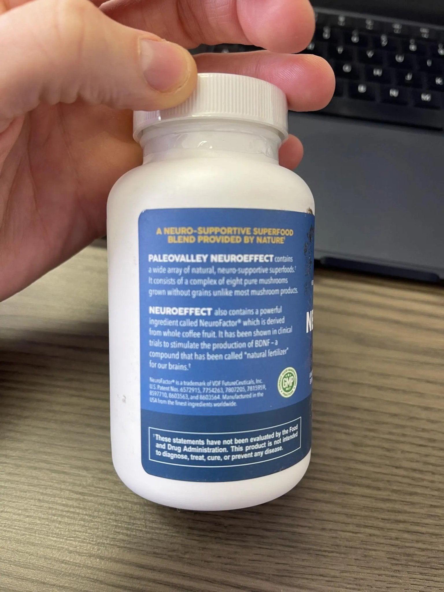 Paleovalley NeuroEffect - Neuro Mushroom Coffee Nutritional Supplement for Focus, Memory, and Energy Support - 28-Day Supply - 8 Full Spectrum Mushroom and Whole Coffee Fruit Extracts - TrustMedUSA