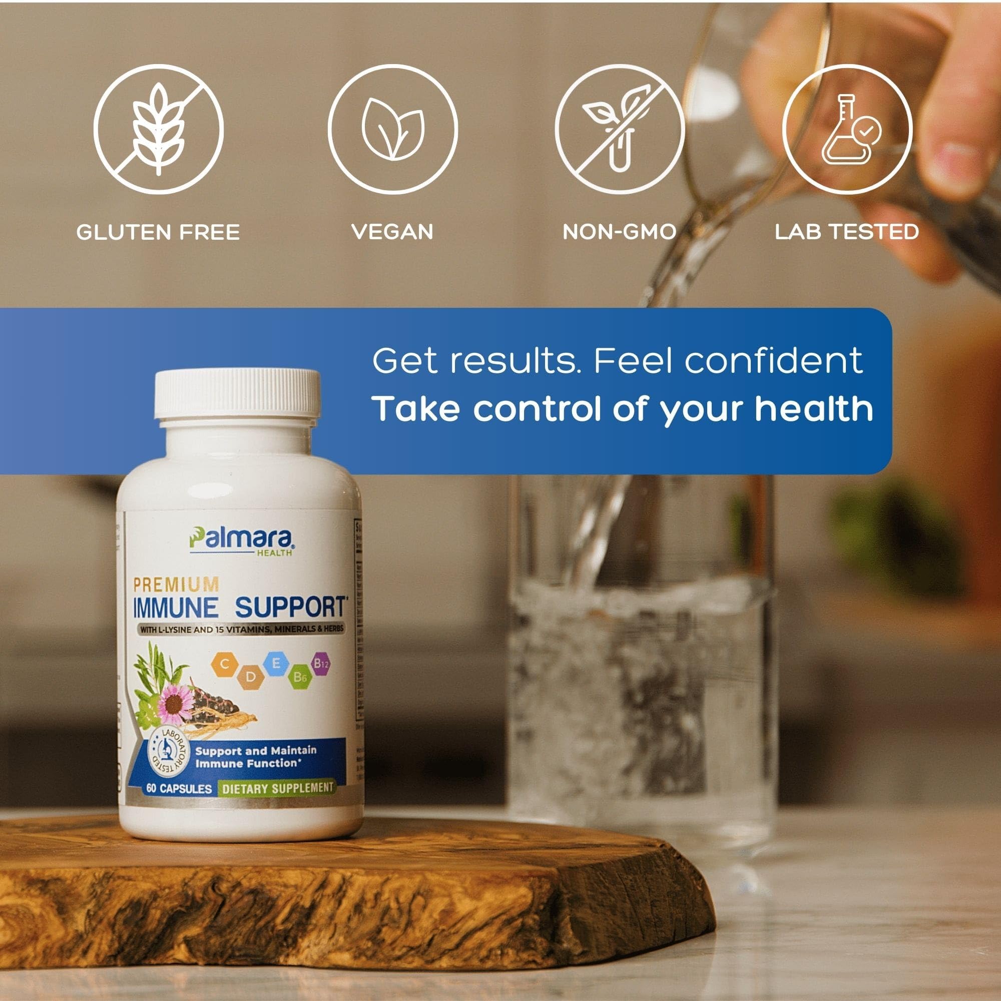 Palmara Health Premium Immune Support, 60 Capsules - Maple Wellness Supplements