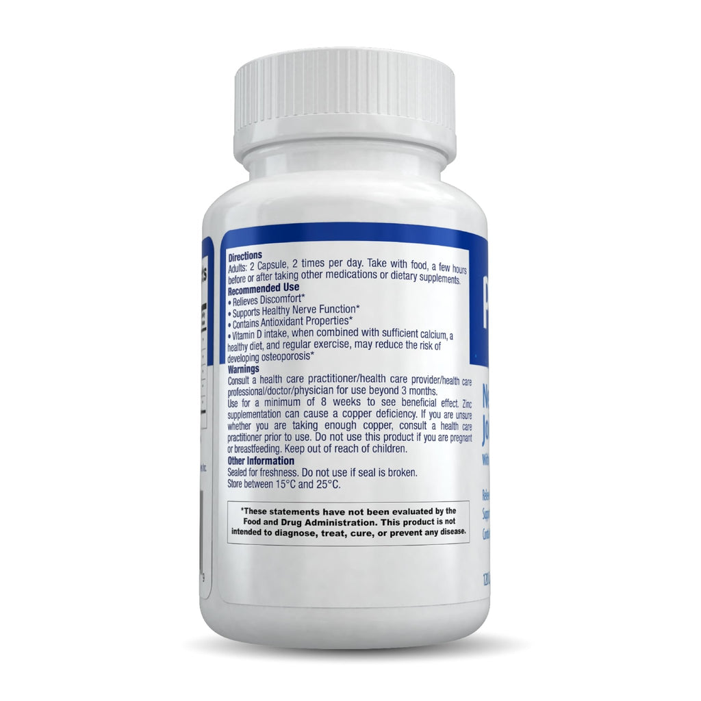 Pamidrol Nerve and Joint Support with Added Calcium 120 Capsules - TrustMedUSA