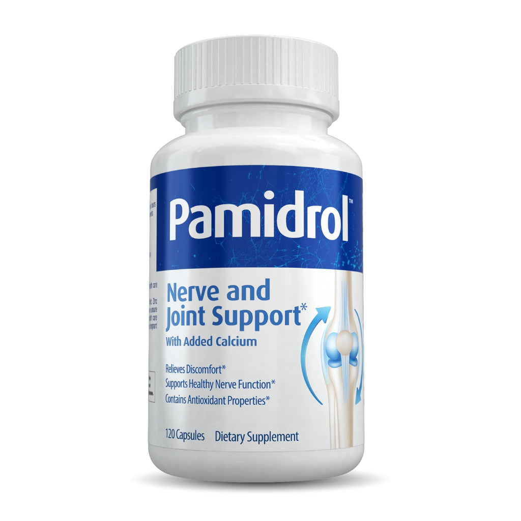 Pamidrol Nerve and Joint Support with Added Calcium 120 Capsules - TrustMedUSA
