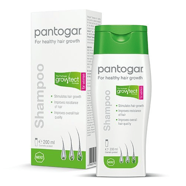 PANTOGAR Women's shampoo for promoting hair growth, 200 ml - TrustMedUSA