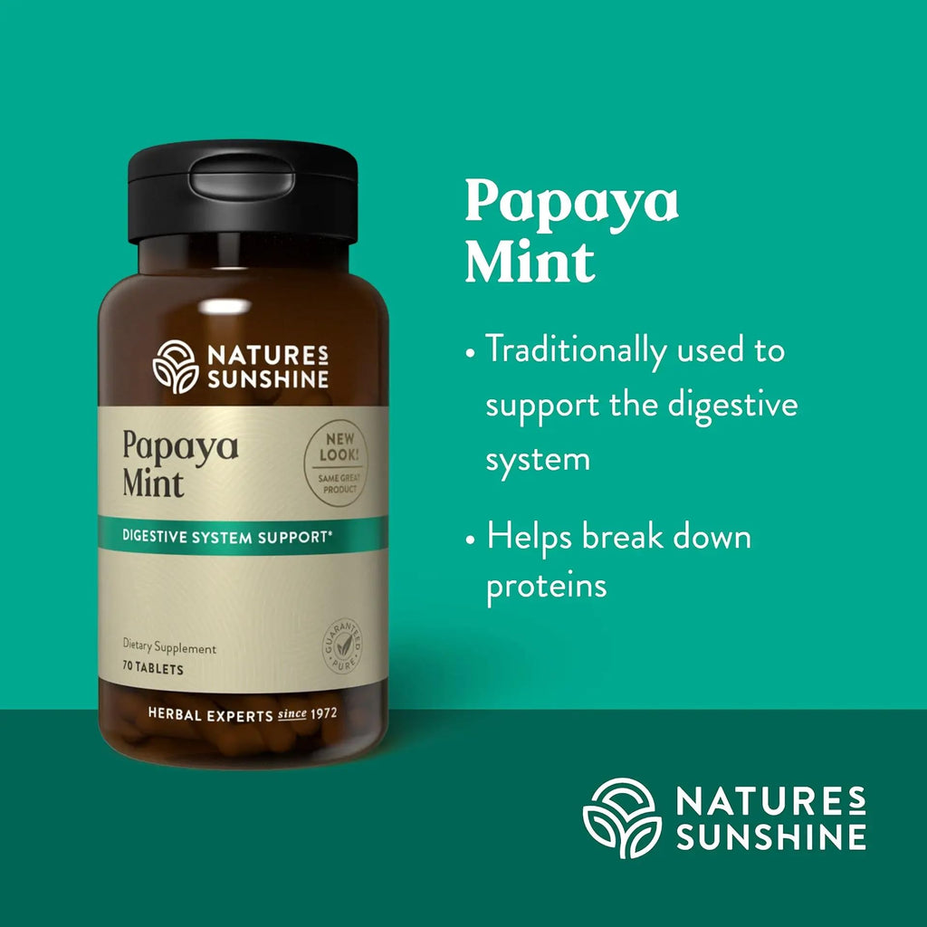 Papaya & Peppermint by Nature's Sunshine - TrustMedUSA