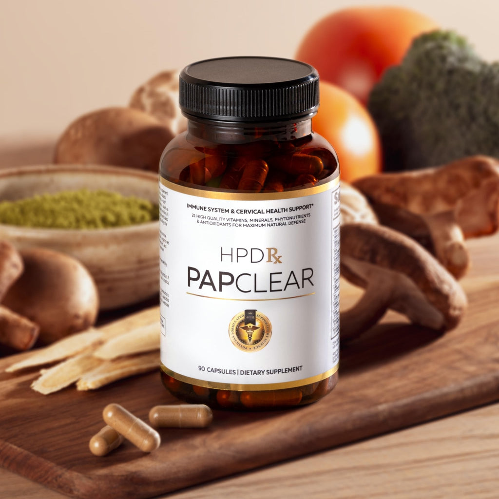 PAPCLEAR Physician Formulated | All Natural Immune Support Supplement | Advanced Powerful Immunity Booster | 21 Vitamins & Nutrients with Organic Shiitake Mushroom & Lycopene | 90 Capsules | Pack of 1 - TrustMedUSA