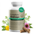 Paradise Emerald Lymphatic Drainage Supplements: Natural Herbal Complex Echinacea Burdock Root Dandelion Cleavers - Lymph System Support for Bloating Immune Health Fluid Balance 60 Capsules - Maple Wellness Supplements