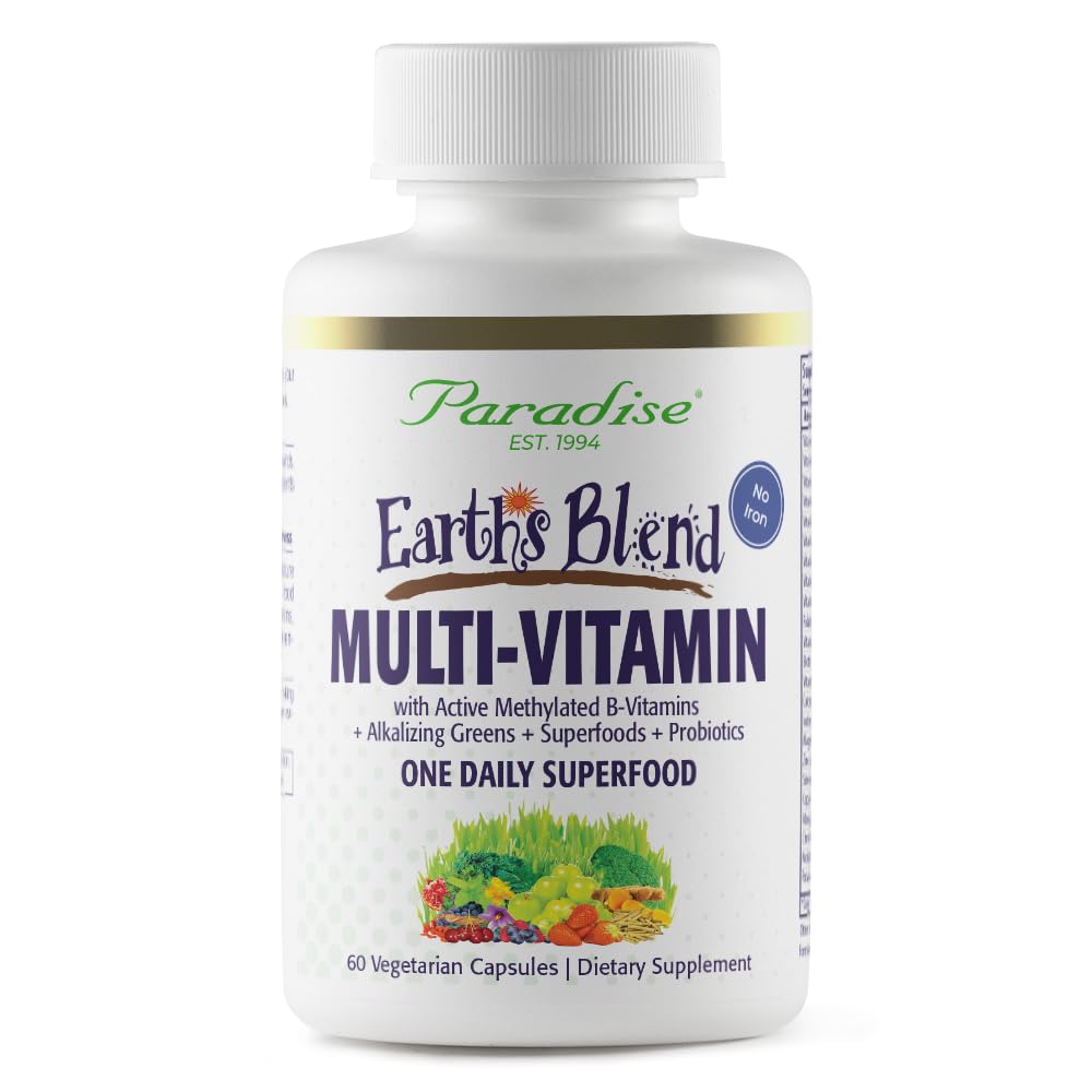 Paradise Herbs Earth's Blend Once Daily Multivitamin & B-Complex Bundle - TrustMedUSA