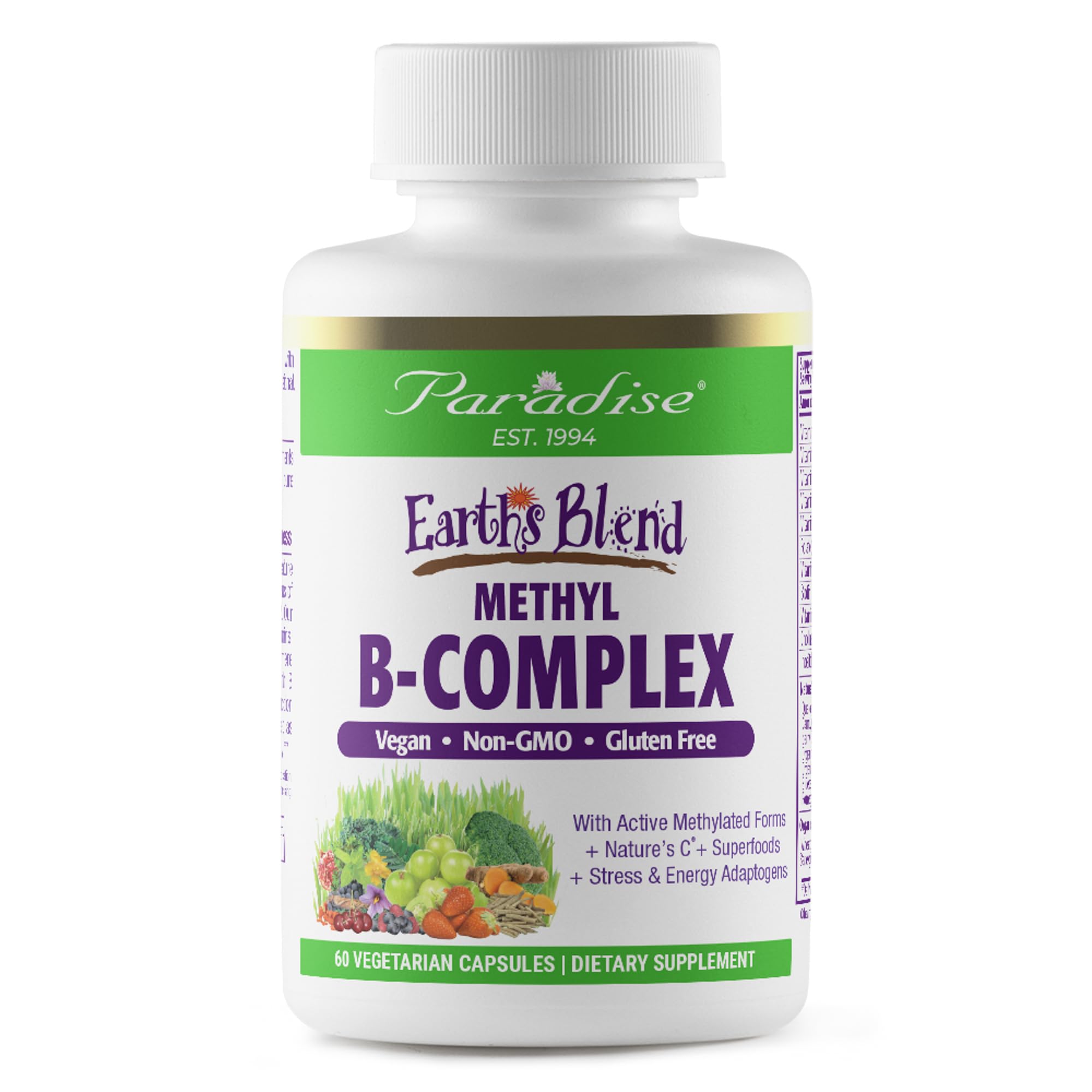 Paradise Herbs Earth's Blend Once Daily Multivitamin & B-Complex Bundle - TrustMedUSA