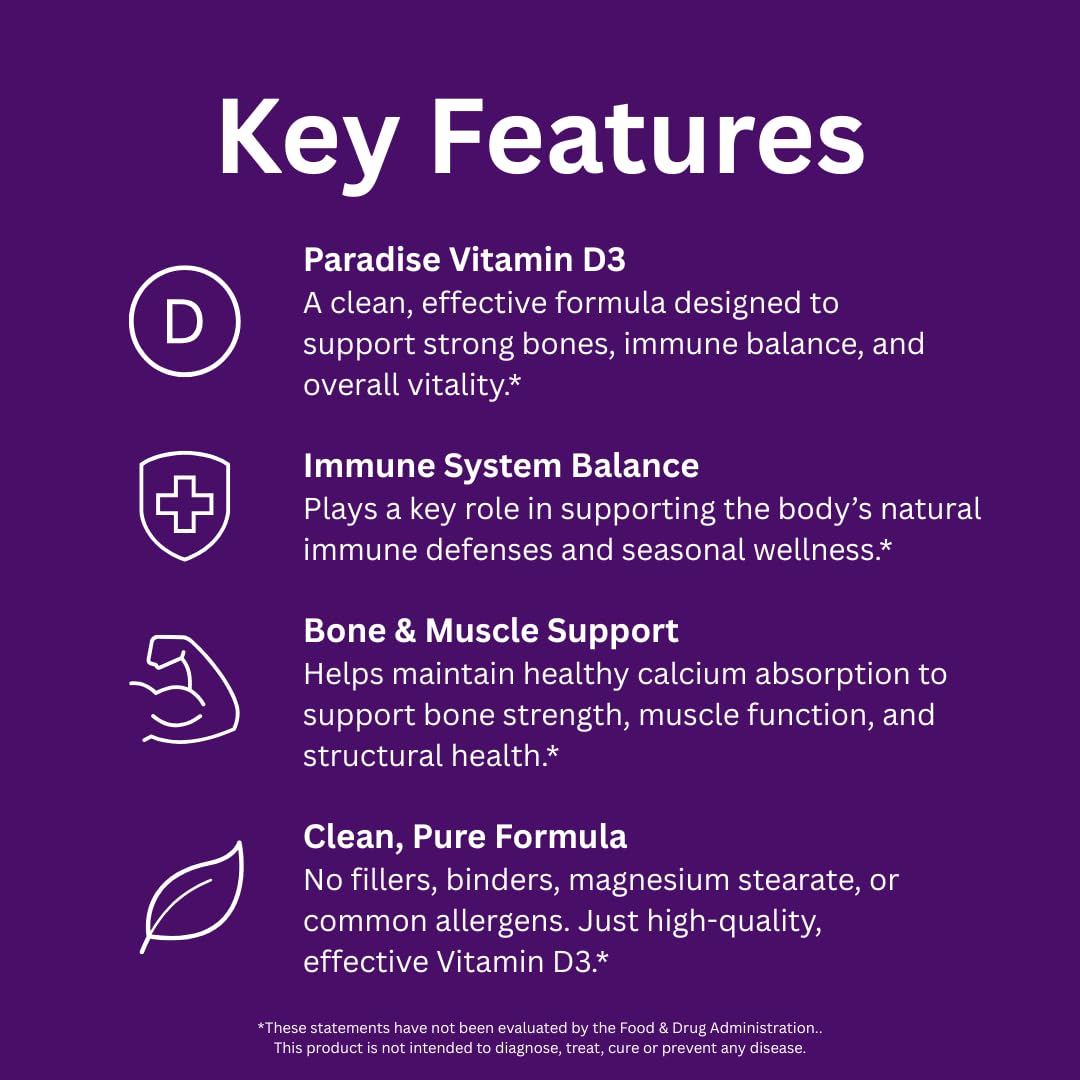 Paradise Herbs Earth's Blend Vitamin D3, Superfoods Base of Probiotics and Organic Alkalizing Greens, Veggies & Berries, 90 Vegetarian Capsules - TrustMedUSA