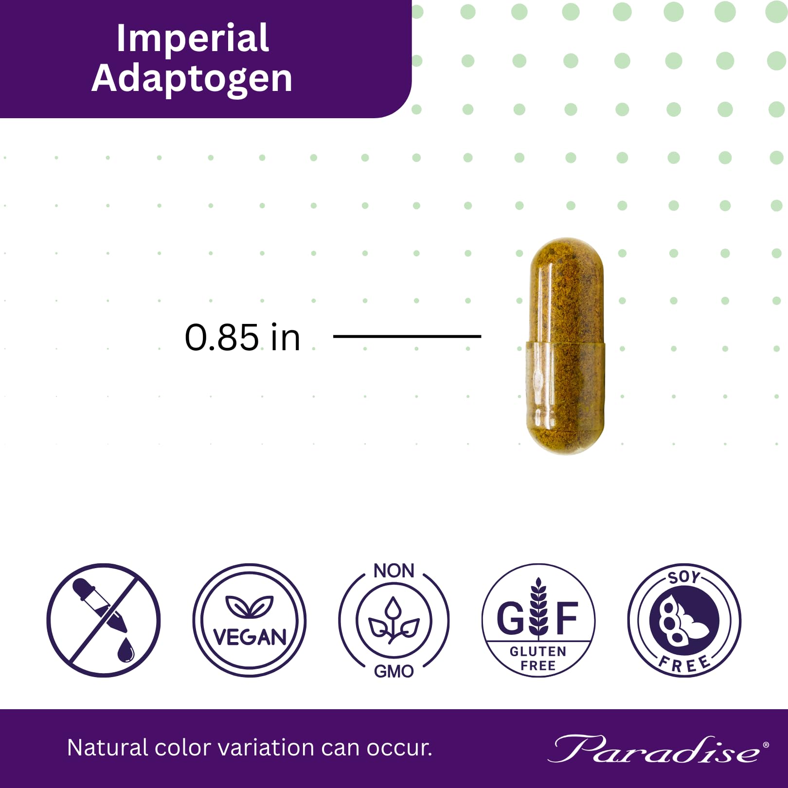Paradise Herbs, Imperial Adaptogens, with Ashwagandha, Astragalus, Rhodiola, Proprietary Adaptogen Blend for Stress Support, Focus & Energy, 60 Vegetarian Capsules - TrustMedUSA