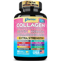 Parrox Collagen Peptides Types I, II, III, V & X, MCG Biotin, Keratin, Hyaluronic Acid, MSM, Zinc, Grape Seed Extract, Quercetin, Vitamin A, Vitamin C, - TrustMedUSA