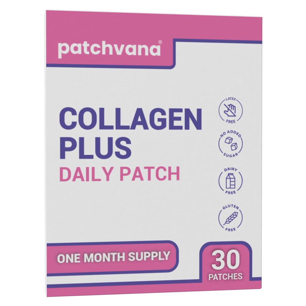Patchvana Collagen Plus Patch for Women & Men, 1 Month Supply, 30 Patches - TrustMedUSA