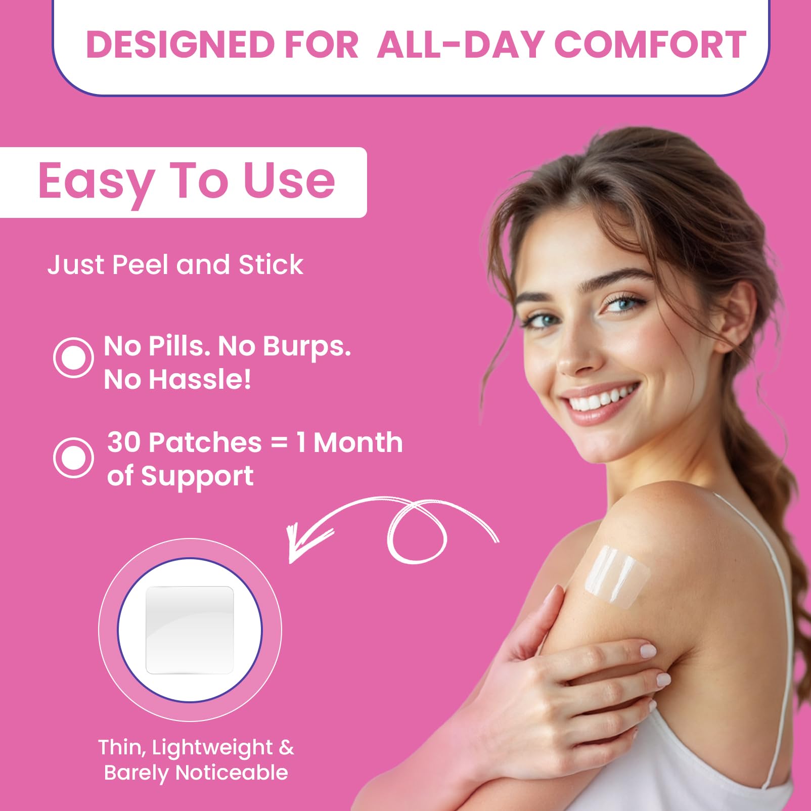 Patchvana Collagen Plus Patch for Women & Men, 1 Month Supply, 30 Patches - TrustMedUSA