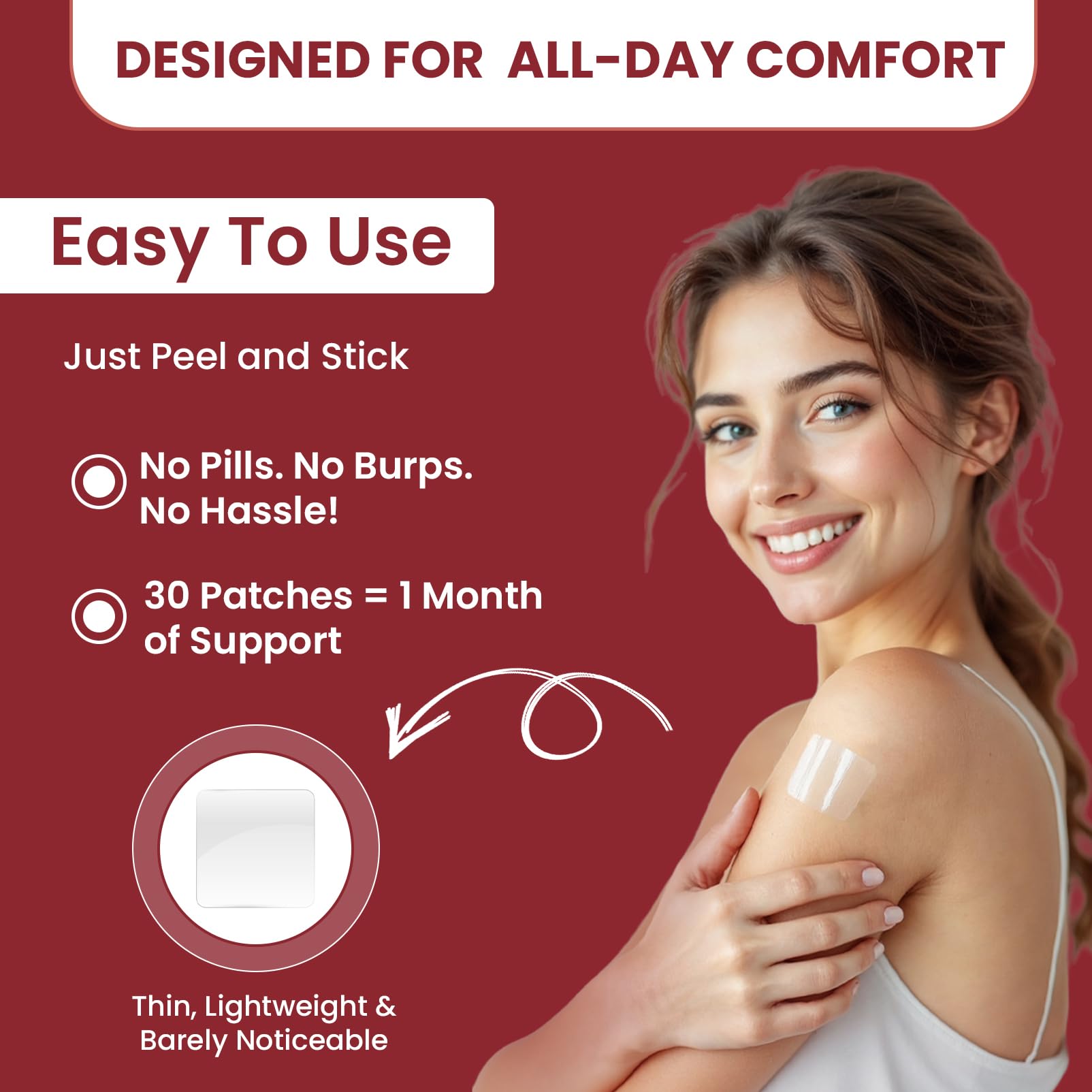 Patchvana Iron Plus Patch for Women & Men, 1 Month Supply, 30 Patches - TrustMedUSA